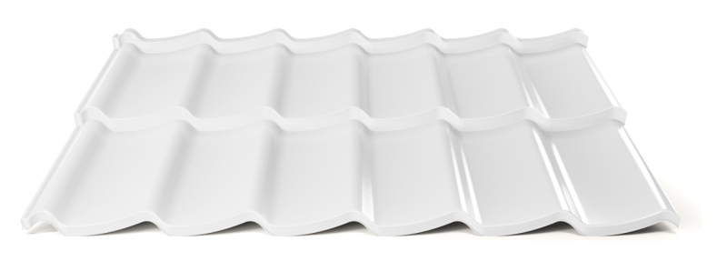 Modulární plechová střešní krytina Hornval H7 20 / 350 3D Super 25 Polyester Gloss RAL 9010