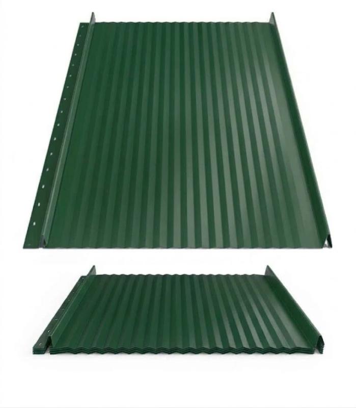 Hornval střešní panel Click H6 Vlna Super 25 Polyester Gloss 0,5 mm RAL 6005