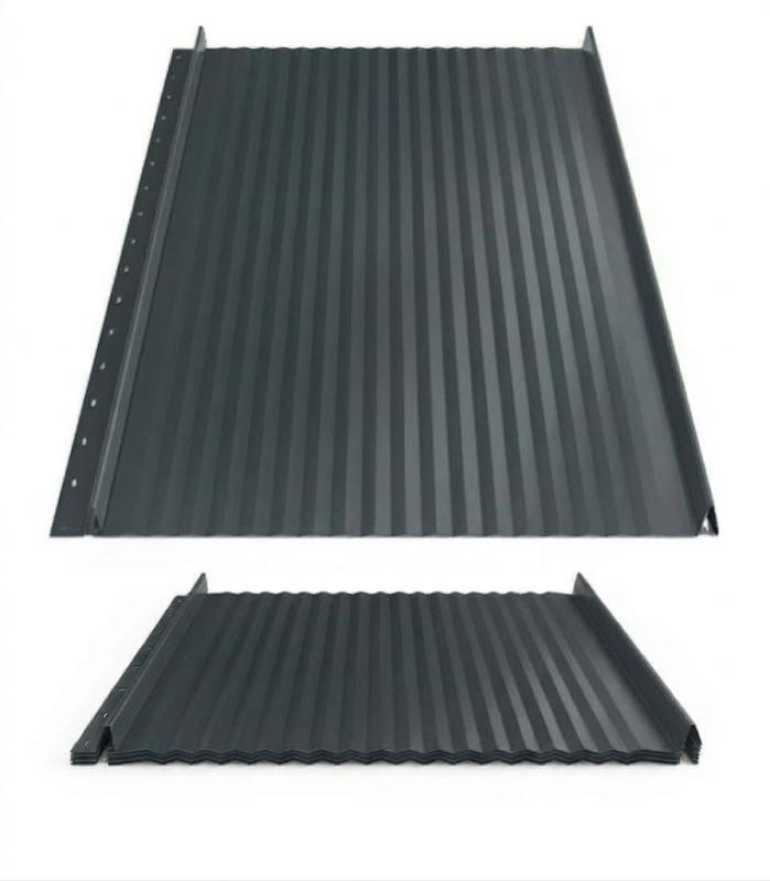 Hornval střešní panel Click H6 Vlna Super 25 Polyester Gloss 0,5 mm RAL 7016