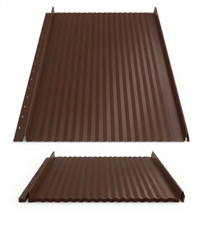 Hornval střešní panel Click H6 Vlna Super 25 Polyester Gloss 0,5 mm RAL 8017