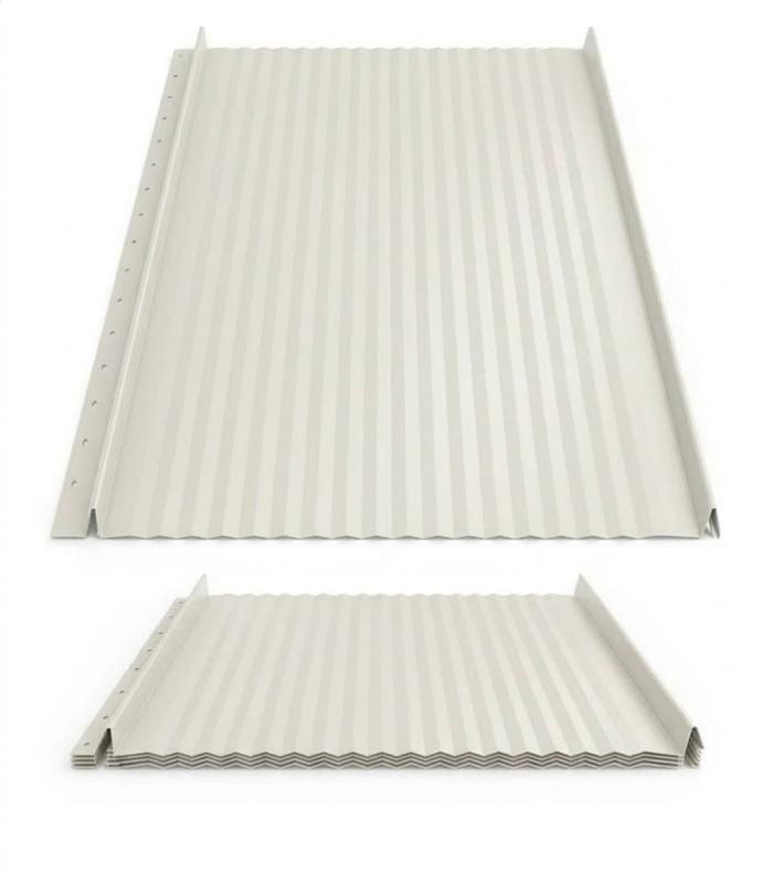 Hornval střešní panel Click H6 Vlna Super 25 Polyester Gloss 0,5 mm RAL 9002