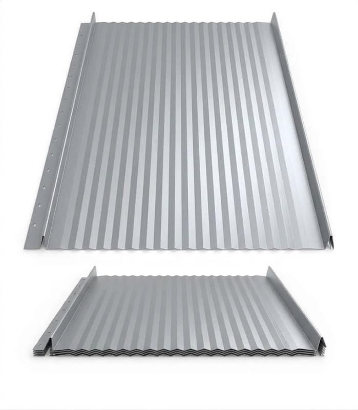Hornval střešní panel Click H6 Vlna Super 25 Polyester Gloss 0,5 mm RAL 9006