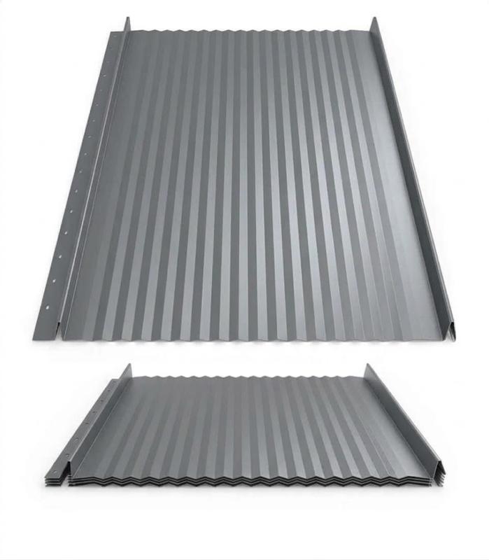 Hornval střešní panel Click H6 Vlna Super 25 Polyester Gloss 0,5 mm RAL 9007