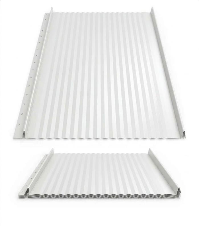 Hornval střešní panel Click H6 Vlna Super 25 Polyester Gloss 0,5 mm RAL 9010