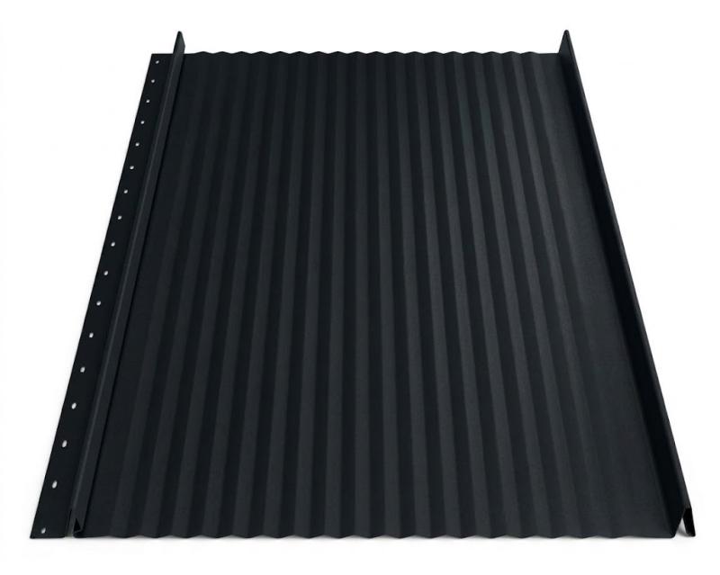 Hornval střešní panel Click H6 Vlna Super 25 Deep Matt 0,5 mm RAL 9005